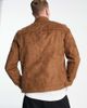 Jack & Jones Jack & Jones Essentials biker jacket in faux suede tan-Brown - 4