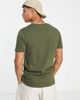 Jack & Jones Jack & Jones essentials crew neck T-shirt in cotton in khaki green - 2