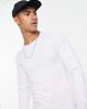 Jack & Jones Jack & Jones Essentials long sleeve t-shirt in white - 2