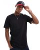 Jack & Jones Jack & Jones Essentials longline T-shirt with curve hem in black - 1