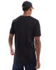 Jack & Jones Jack & Jones Essentials longline T-shirt with curve hem in black - 4