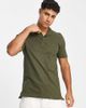 Jack & Jones Jack & Jones Essentials slim fit pique logo polo in green - 2