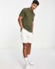 Jack & Jones Jack & Jones Essentials slim fit pique logo polo in green - 3