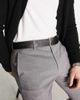 Jack & Jones Jack & Jones faux leather belt with embossing in black - 1