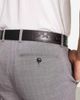 Jack & Jones Jack & Jones faux leather belt with embossing in black - 4