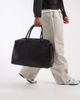 Jack & Jones Jack & Jones faux leather travel bag in black - 1
