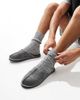 Jack & Jones Jack & Jones faux suede slip on slipper in gray - 2