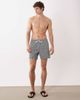 Jack & Jones Jack & Jones flamingo print swim shorts in navy stripe - 1