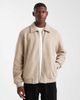 Jack & Jones Jack & Jones fleece jacket with zip in beige-Neutral - 1