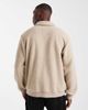 Jack & Jones Jack & Jones fleece jacket with zip in beige-Neutral - 3