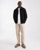 Jack & Jones Jack & Jones fleece jacket with zip in black - 2