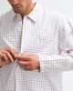 Jack & Jones Jack & Jones grid plaid long sleeve shirt in white - 2