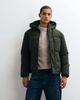 Jack & Jones Jack & Jones hooded puffer jacket in khaki green - 2