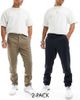 Jack & Jones Jack & Jones Intelligence 2 pack chinos in beige & navy-Multi - 1