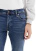 Jack & Jones Jack & Jones Intelligence Glenn slim fit jeans in mid blue - 3