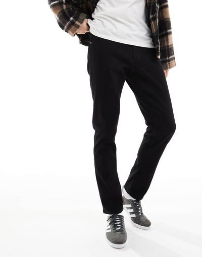 Jack & Jones Jack & Jones Intelligence Glenn slim tapered fit jeans in black