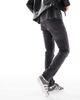 Jack & Jones Jack & Jones Intelligence Glenn slim tapered fit jeans in black wash - 3
