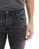 Jack & Jones Jack & Jones Intelligence Glenn slim tapered fit jeans in black wash - 4