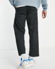 Jack & Jones Jack & Jones Intelligence loose fit cropped chinos in black - 2