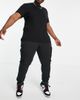 Jack & Jones Jack & Jones Intelligence Plus nylon cargo pants in black - 4