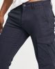 Jack & Jones Jack & Jones Intelligence slim fit cargos with cuff in navy - 4
