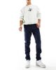 Jack & Jones Jack & Jones Intelligence slim fit chinos in navy - 1