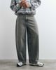 Jack & Jones Jack & Jones Joey baggy barrel leg jeans with seam detailing in gray wash - 1