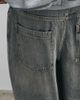 Jack & Jones Jack & Jones Joey baggy barrel leg jeans with seam detailing in gray wash - 2