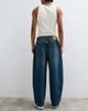 Jack & Jones Jack & Jones Joey barrel jeans in deep blue wash - 2