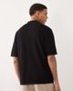 Jack & Jones Jack & Jones knit button up camp collar shirt in black - 3