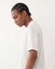 Jack & Jones Jack & Jones knit button up camp collar shirt in cream-White - 2