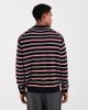 Jack & Jones Jack & Jones knit polo shirt in black and red stripes-Multi - 3