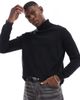 Jack & Jones Jack & Jones knit turtleneck sweater-Black - 3