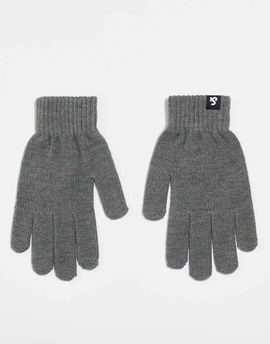 Jack & Jones Jack & Jones knitted gloves in gray