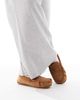 Jack & Jones Jack & Jones loafer slippers in faux suede in beige-Neutral - 3