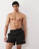 Jack & Jones Jack & Jones logo swim shorts in black - 1