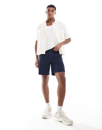 Jack & Jones Jack & Jones loose fit chino short in navy