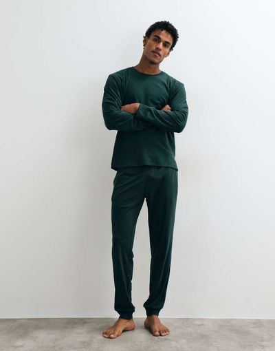 Jack & Jones Jack & Jones lounge set in dark green