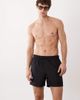 Jack & Jones Jack & Jones mid length swim shorts in black - 1