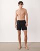 Jack & Jones Jack & Jones mid length swim shorts in black - 2