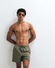 Jack & Jones Jack & Jones mid length swim shorts in khaki green - 3