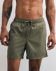 Jack & Jones Jack & Jones mid length swim shorts in khaki green - 4