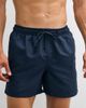 Jack & Jones Jack & Jones mid length swim shorts in navy - 3