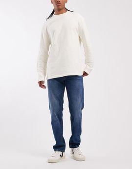 Jack & Jones Jack & Jones Mike tapered jeans in dark blue-Navy