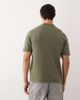 Jack & Jones Jack & Jones open collar knit polo shirt in khaki green - 4