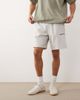 Jack & Jones Jack & Jones originals logo sweatshirt fabric shorts in gray - 3