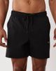 Jack & Jones Jack & Jones originals logo swim shorts in black - 4