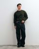 Jack & Jones Jack & Jones oversized fluffy sweater in olive green - 2