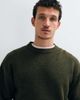 Jack & Jones Jack & Jones oversized fluffy sweater in olive green - 3