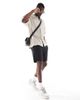 Jack & Jones Jack & Jones oversized linen blend shirt in beige-Neutral - 4